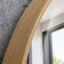 Espelho Orgânico com Borda Amadeirada: Estilo Natural e Elegante para sua Decoração