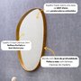 Espelho Orgânico com Borda Amadeirada - Ilumine e Valorize Seu Espaço