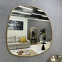 Espelho Orgânico com Moldura Laqueada Premium - Design Inovador e Ecológico 150CM