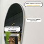 Espelho Orgânico Personalizado com Moldura na Cor Prata
