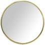 Espelho Redondo com Moldura Alumínio Dourado Brilho