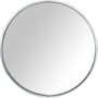 Espelho Redondo com Moldura Alumínio Incolor Brilho