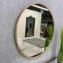 Espelho Redondo com Moldura em Madeira Freijó: Elegância Natural para Qualquer Ambiente