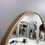 Espelho Redondo em MDF Dourado - Elegância e Personalidade Para Seus Ambientes