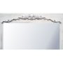 Espelho Rústico Branco Provençal com Apliques 90x120cm