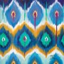 Gravura para Quadros Abstrata Azul Arte de Patricia Pinto 46x46cm