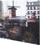 Quadro Tela Impressa Moulin Rouge Paris França 60x60cm
