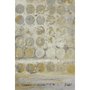 Gravura Abstrata para Quadros Pontos em Ouro I de Patricia Pinto 30x45cm