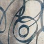 Gravura para Quadros Abstrata Arte de Lanie Loreth Anéis Orgânicos 30x30cm
