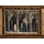 Gravura para Quadros Africana Manada de Elefantes 50x40cm