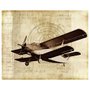 Gravura para Quadros Avião Antigo Monomotor 35x28cm