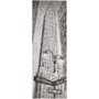 Gravura para Quadros em Preto e Branco Empire State Building 30x90cm