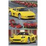 Gravura para Quadros Poster Modelos de Carros Ferrari 60x90cm