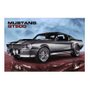 Gravura Poster para Quadros Ford Mustang GT500 Cinza 90x60cm