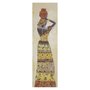 Gravuras para Quadros Mulher Africana com Vaso na Cabeça 30x100cm