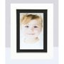 Porta Retrato Pequeno Branco e Marrom para Foto 10x15cm