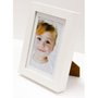 Porta Retrato Alto Padrão com Moldura Branca para Foto 10x15cm