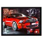 Poster 3D Ford Mustang Shelby GT500 Vermelho 70x50cm com/sem Moldura