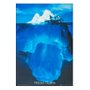 Poster 3D Iceberg Profundezas Ocultas 50x70cm com/sem Moldura