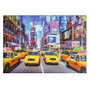 Poster 3D Nova York Trânsito de Táxis Amarelos 70x50cm com/sem Moldura