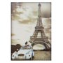 Poster 3D Paris a Cidade do Amor Torre Eiffel 50x70cm com/sem Moldura