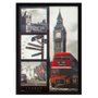 Poster 3D Pontos Turísticos de Londres 50x70cm com/sem Moldura