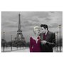 Poster Elvis Presley e Marilyn Monroe em Paris Torre Eiffel 90x60cm