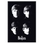 Poster Ídolos The Beatles em Preto e Branco sem Vidro 60x90cm