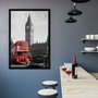 Poster London England Red Bus 60x90cm com/sem Moldura