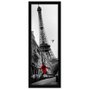Poster Londres Torre Eiffel La Veste Rouge 53x158cm com/sem Moldura
