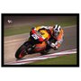 Poster Moto GP Dani Pedrosa 90x60cm com/sem Moldura