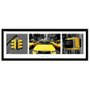 Poster New York Semáforos e Táxis Amarelos 90x30cm com/sem Moldura