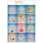 Poster para Quadros Bebês Praticando Yoga 60x90cm