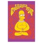 Poster para Quadros Homer Simpsom Meditando 60x90cm