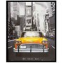 Poster Táxi Amarelo de New York Numero 1 Tamanho 40x50cm com/sem Moldura