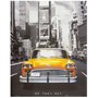 Poster Táxi Amarelo de New York Numero 1 Tamanho 40x50cm com/sem Moldura