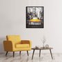 Poster Táxi Amarelo de New York Numero 1 Tamanho 40x50cm com/sem Moldura