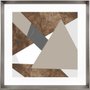 Quadro Abstrato Imagem Arte Moderna Geométrica Triângulo Nude