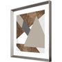 Quadro Abstrato Imagem Arte Moderna Geométrica Triângulo Nude