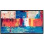 Quadro Abstrato Colorido em Tela Canvas com Moldura 160x90cm
