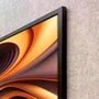 Quadro Abstrato Dinâmico Colorido com Estilo 3D Moldura e Vidro
