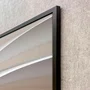 Quadro Abstrato Ondas Suaves em Tons Neutros e Refinados com Moldura e Vidro