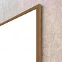 Quadro Abstrato Preto e Branco Estilo Textura Metálica e Espiral com Moldura e Vidro