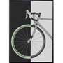 Quadro Bicicleta Speed com Detalhes Verdes por Dorival Moreira