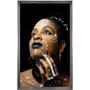 Quadro Colorido Mulher Africana Série Deusa do Ébano 85x145 cm