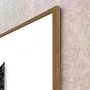 Quadro com Moldura e Vidro Arte Moderna em Preto e Branco