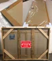 Quadro Decorativo Abstrato Círculos Modernos com Moldura e Vidro
