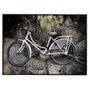Quadro Decorativo Bicicleta Branca por Dorival Moreira 140x100cm