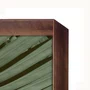 Quadro Decorativo Botânico Folhas de Palmeira com Moldura Chanfrada 95x145 cm