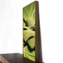 Quadro Decorativo Close Suculenta Verde 50x120 cm